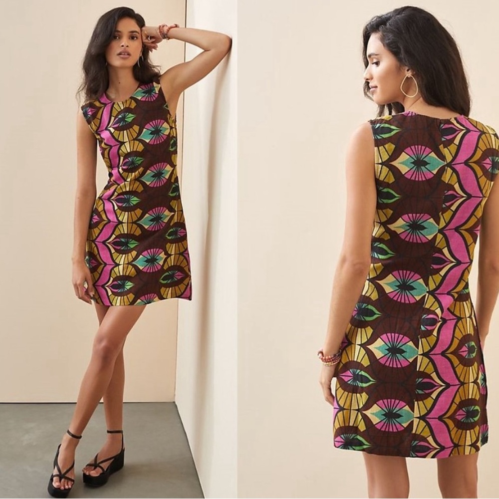 Conditions Apply Linen Shift Dress